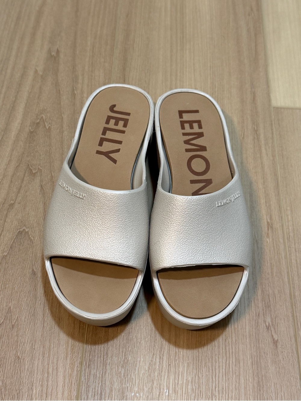 Lemon Jelly Sunny Platform Sandals—Size 37